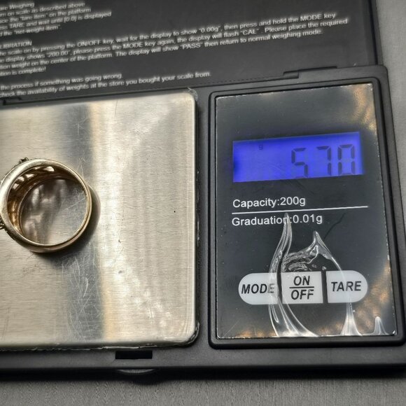 VTG Ross-Simons Vermeil Floral Ring Size 8 Ruby Sapphire Emerald Diamond 5.7g - Picture 11 of 12